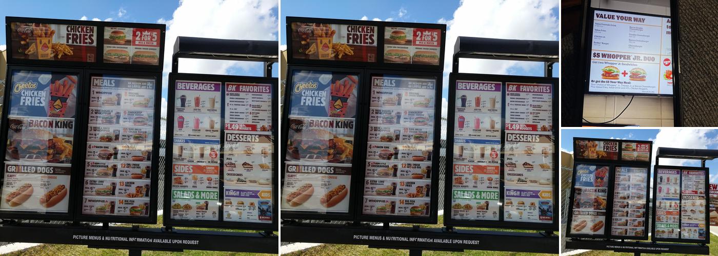Burger King Menu