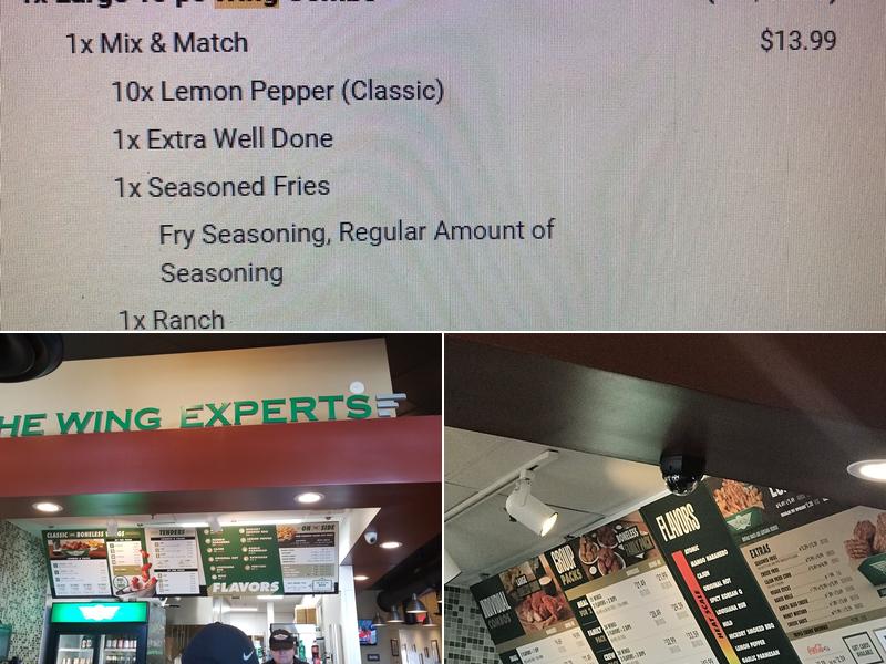 Wingstop Menu
