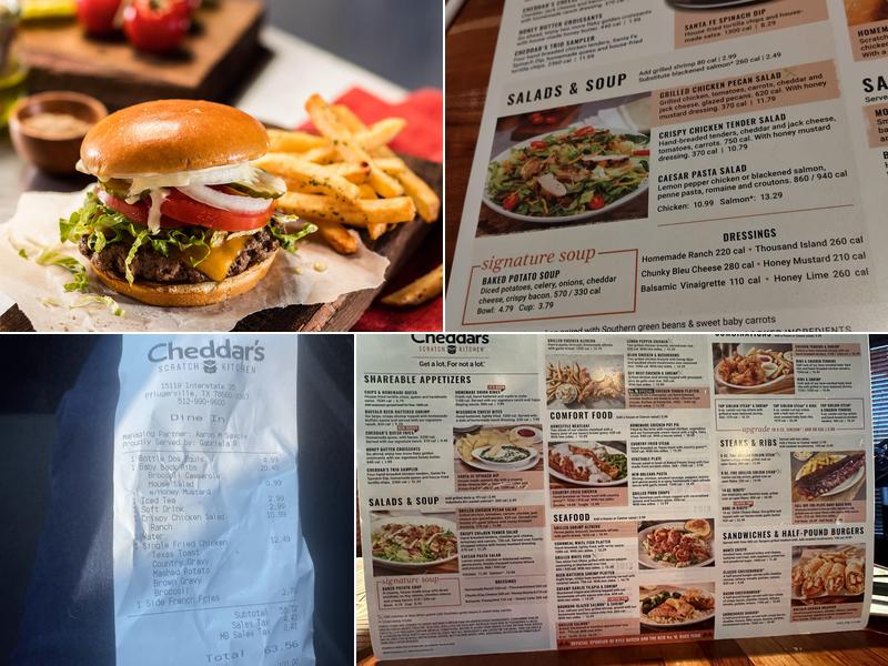 Cheddar's Scratch Kitchen Menu