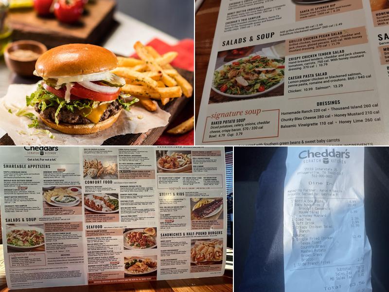 Cheddar's Scratch Kitchen Menu