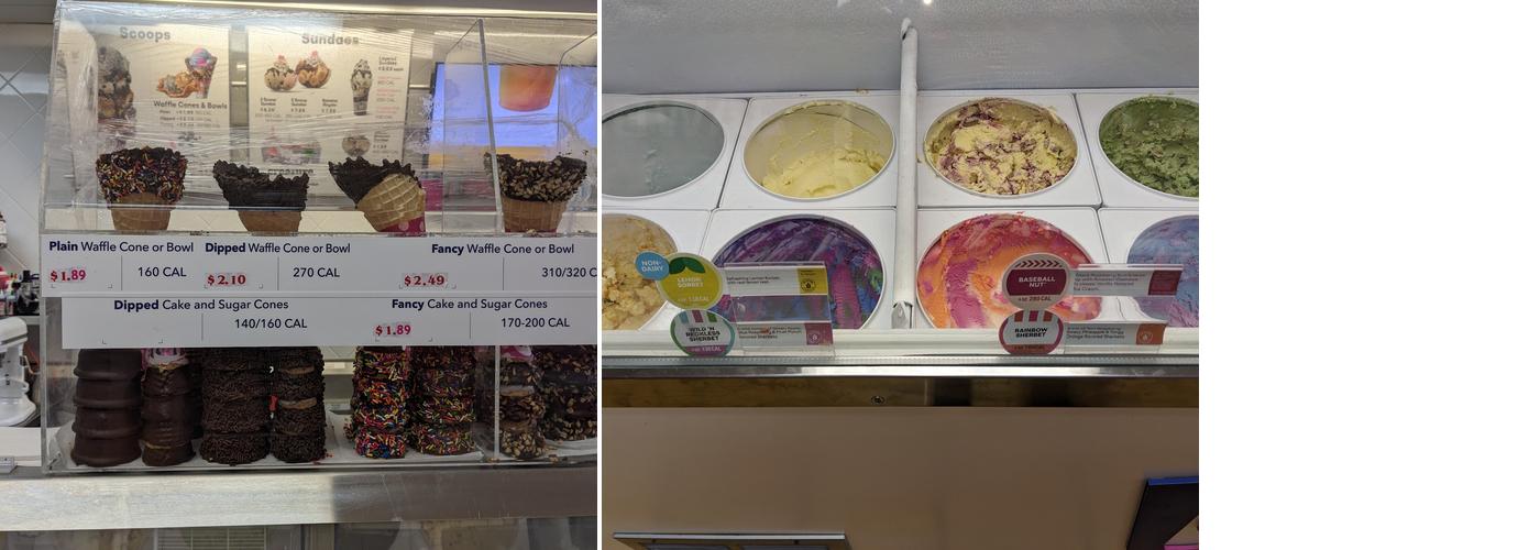 Baskin-Robbins Menu