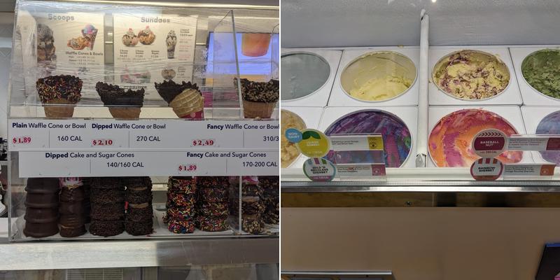 Baskin-Robbins Menu