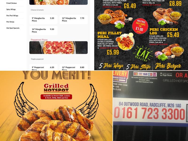 Grilled Hotspot Menu