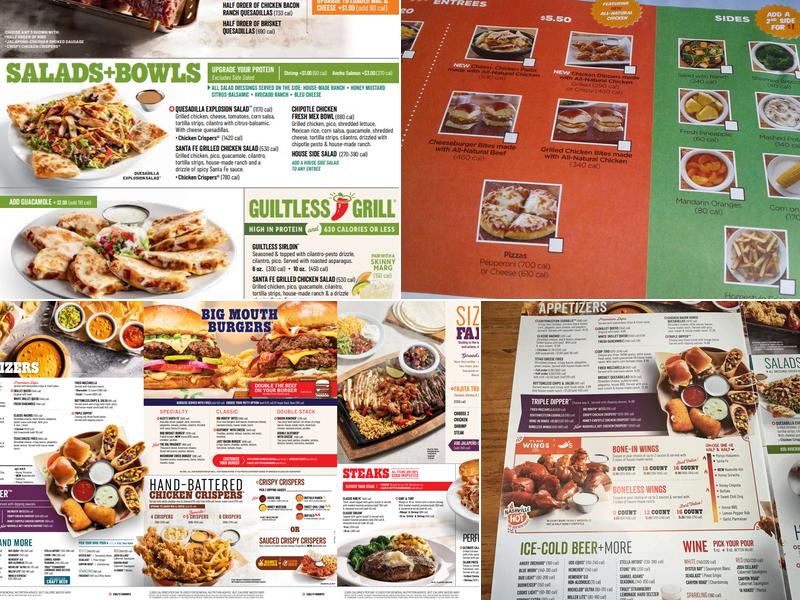 Chili's Grill & Bar Menu