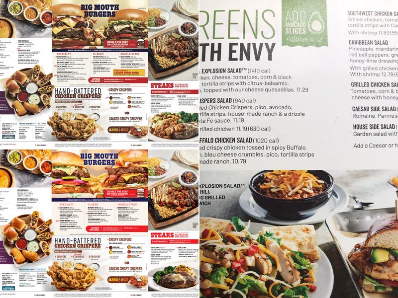 Chili's Grill & Bar Menu