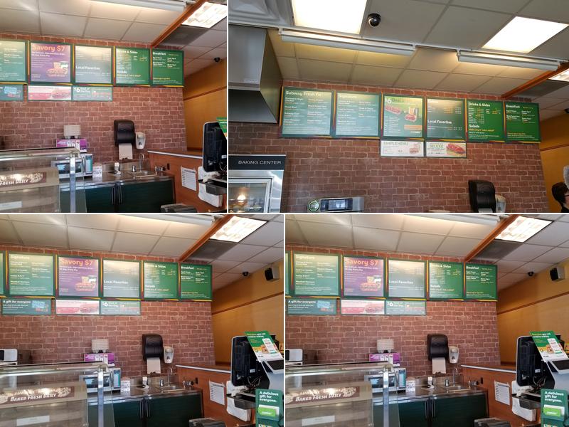 Subway Menu