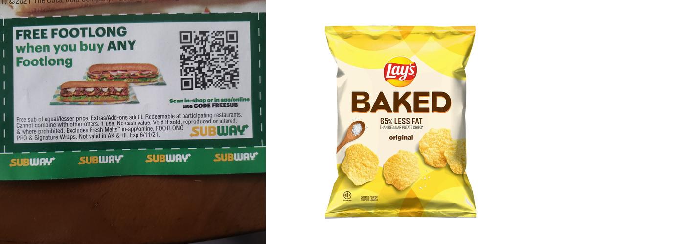 Subway Menu