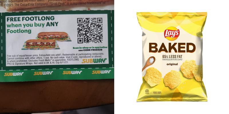Subway Menu