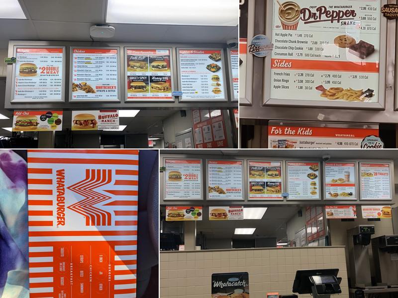 Whataburger Menu