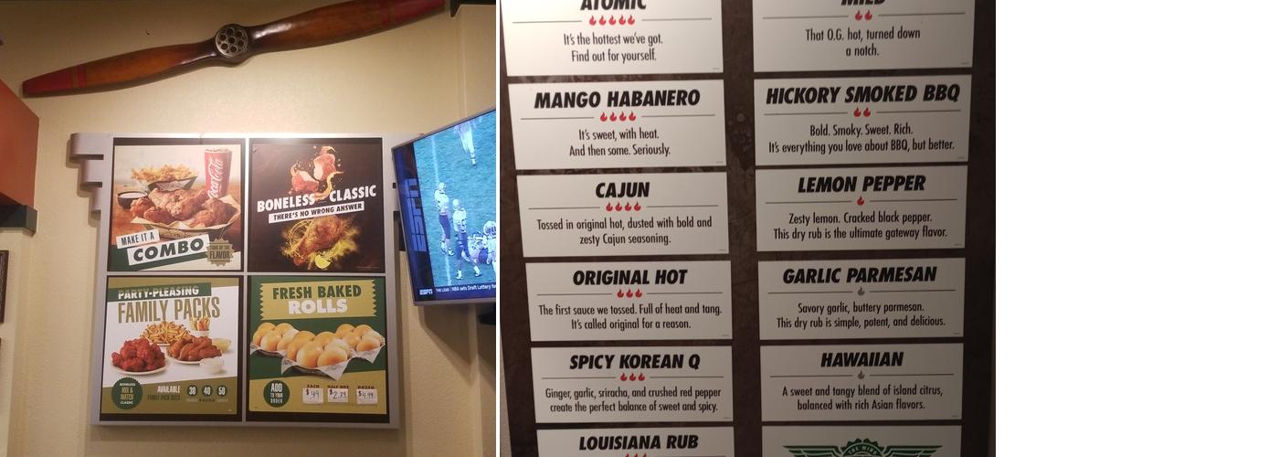 Wingstop Menu
