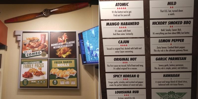 Wingstop Menu