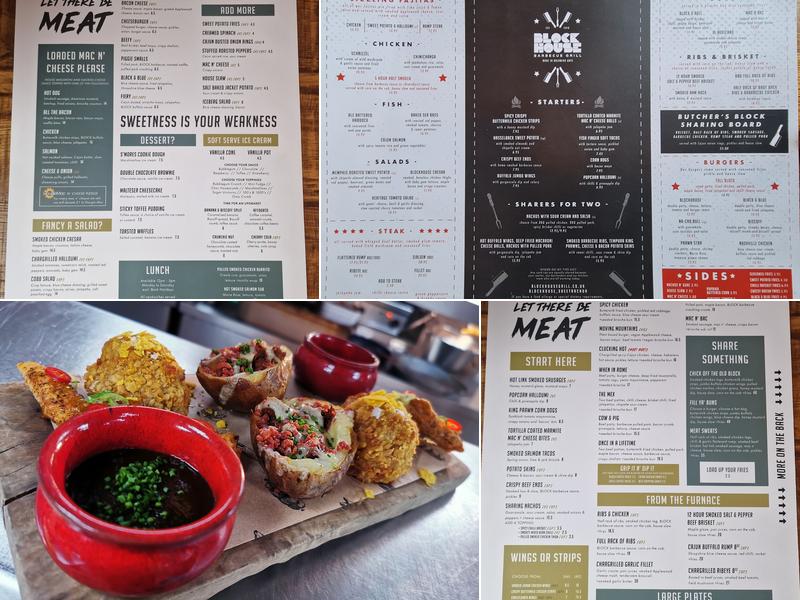 Blockhouse at The Sheet Anchor Menu