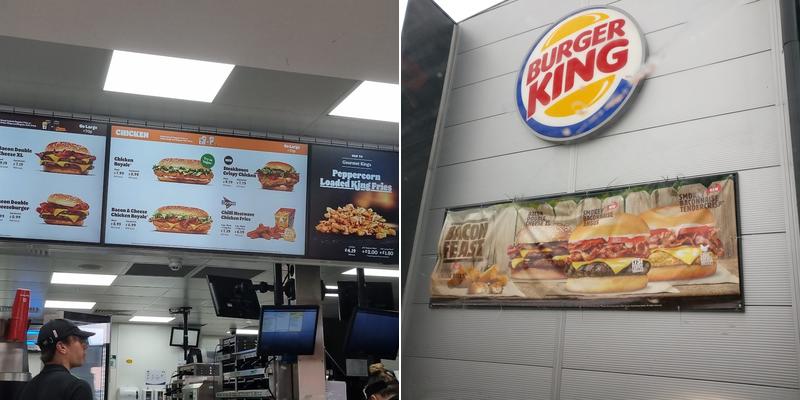 Burger King Menu