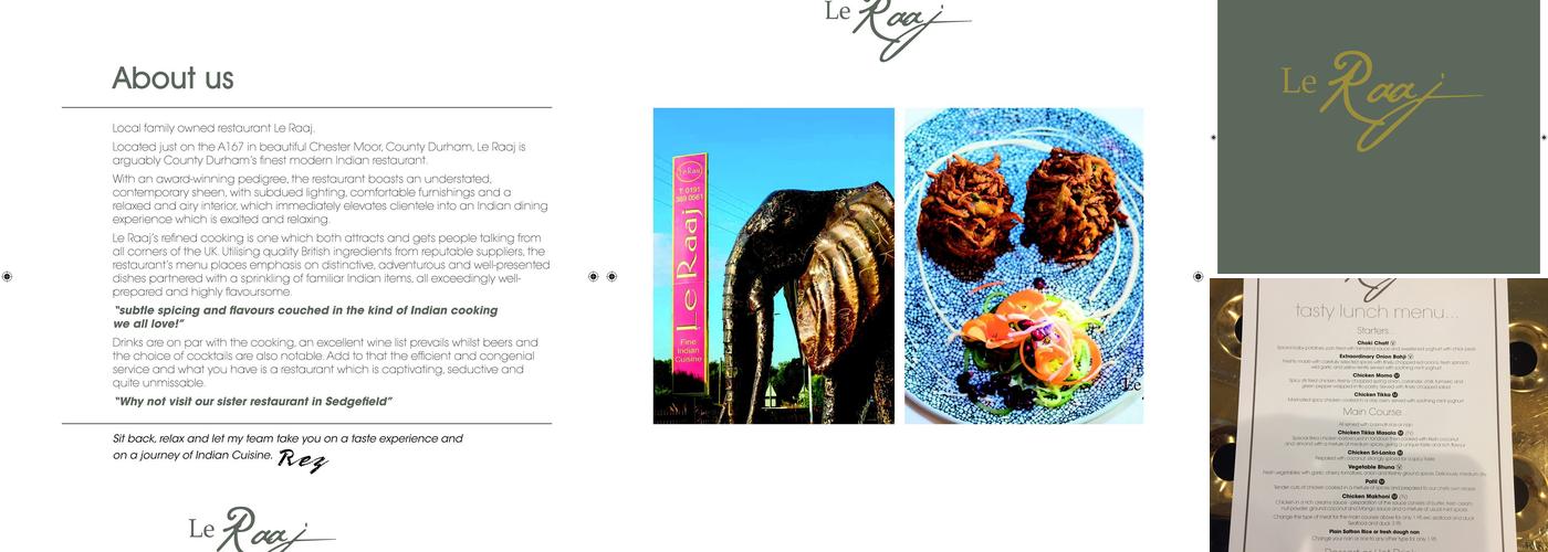 Le Raaj Menu