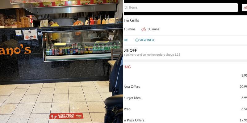 Milano pizza and grills Menu