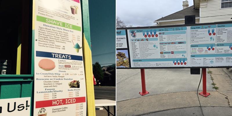 Sip-N Drinks & Treats Menu