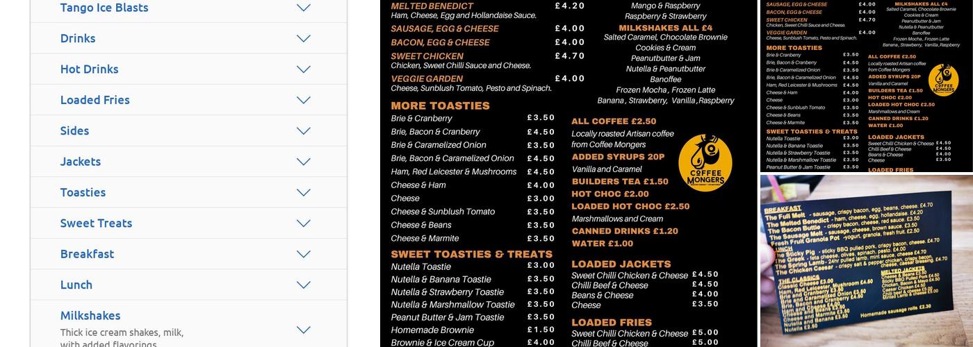 Melted Menu