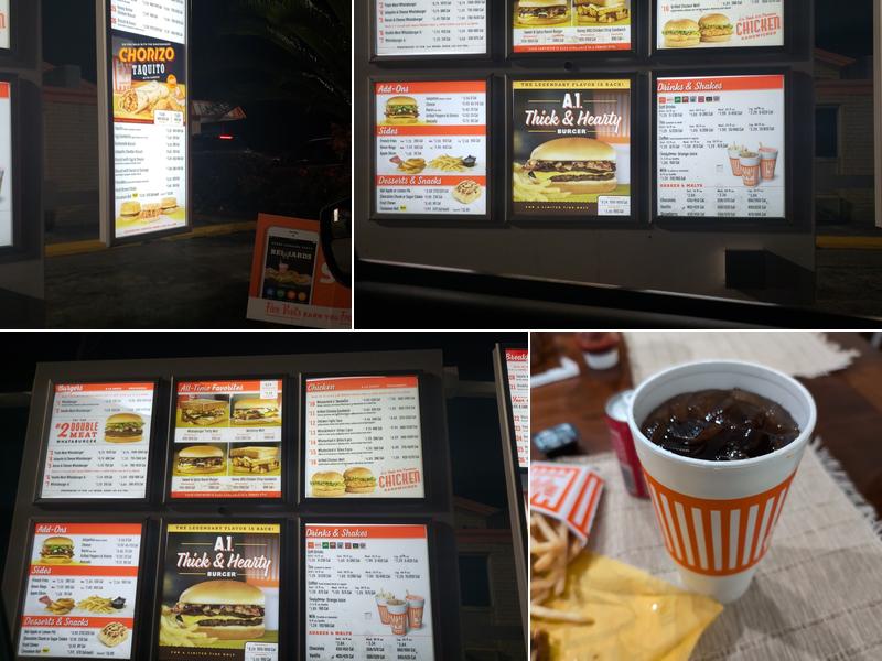 Whataburger Menu