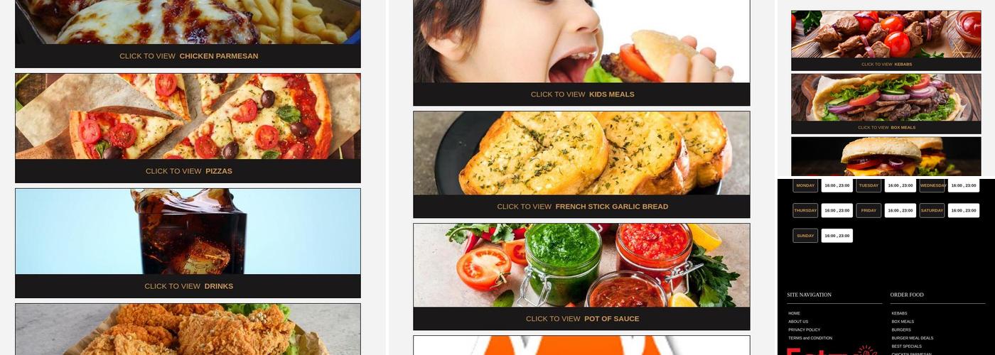 The Best Kebabs Menu