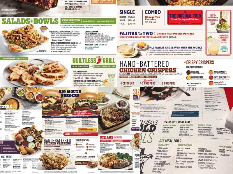 Chili's Grill & Bar Menu
