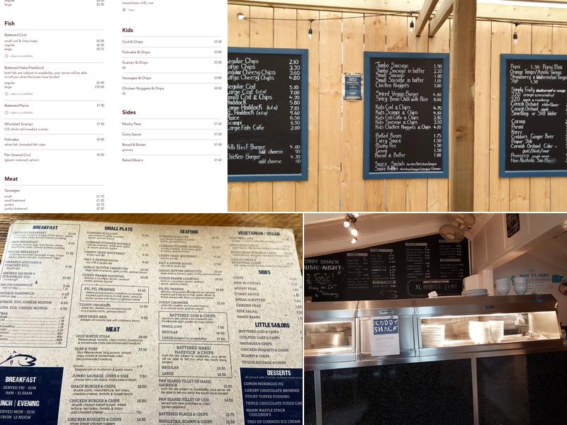 The Coddy Shack Menu