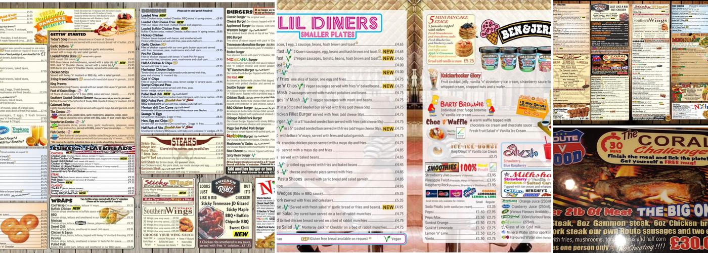 Route 38 Menu