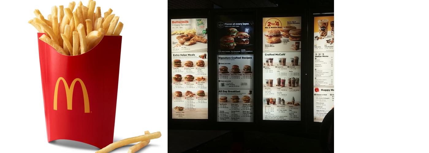 McDonald's Menu