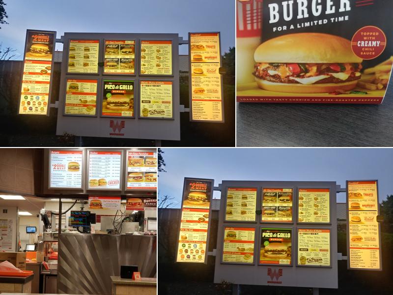Whataburger Menu