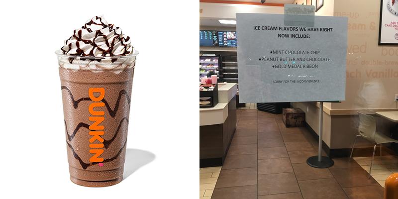 Dunkin' Menu
