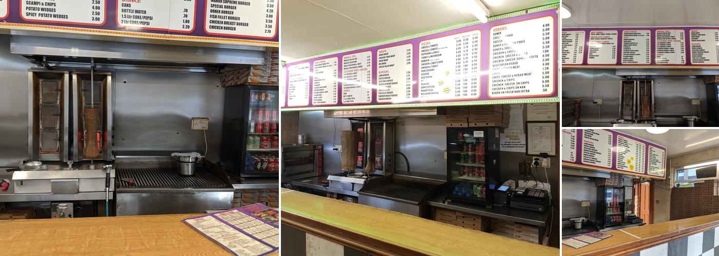 Manor Pizza & Balti House Menu