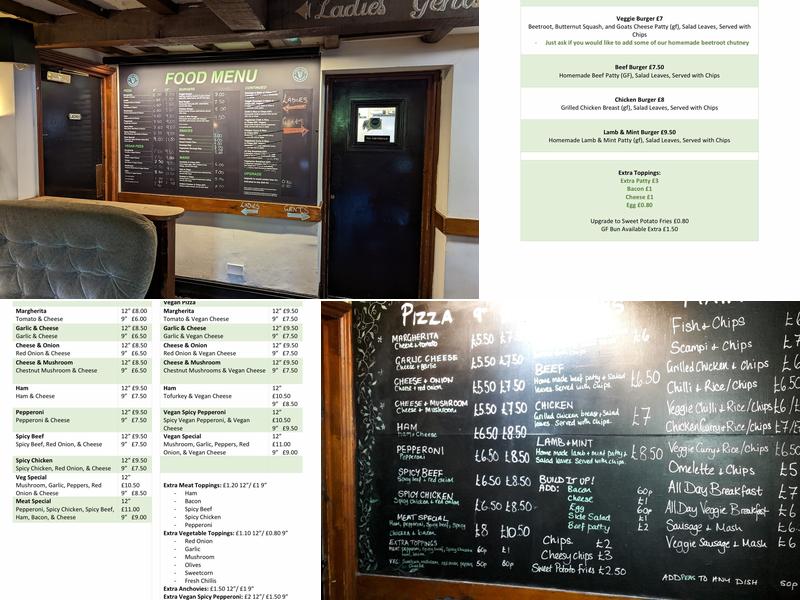 The Bowling Green Menu