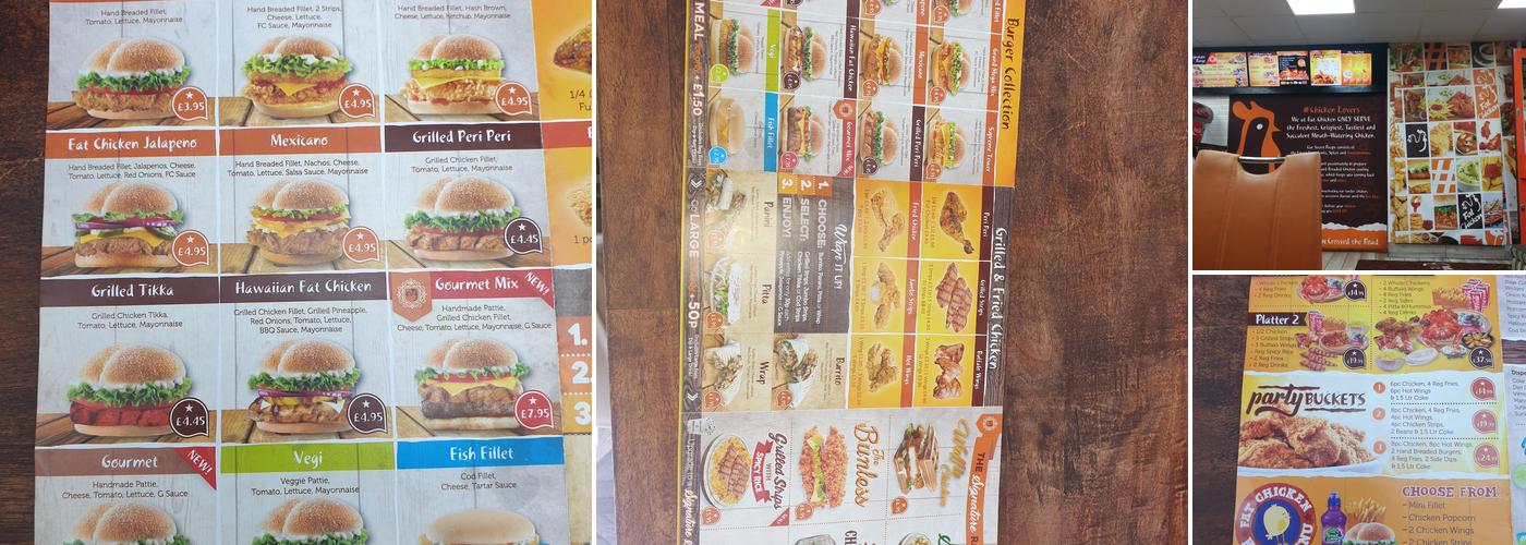 Fat Chicken Menu