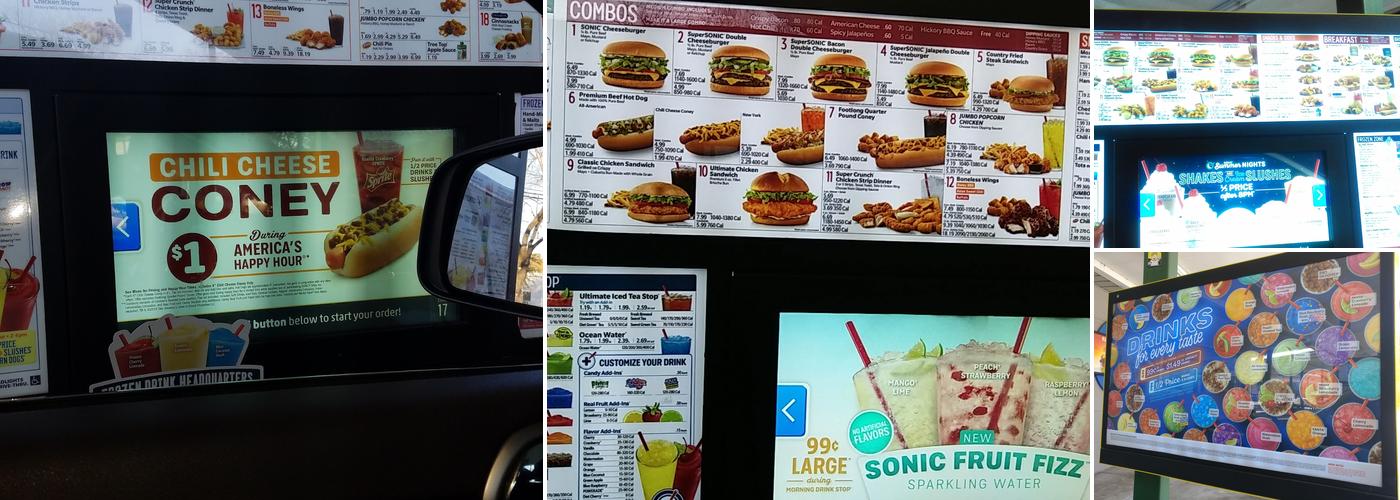 Sonic Drive-In Menu