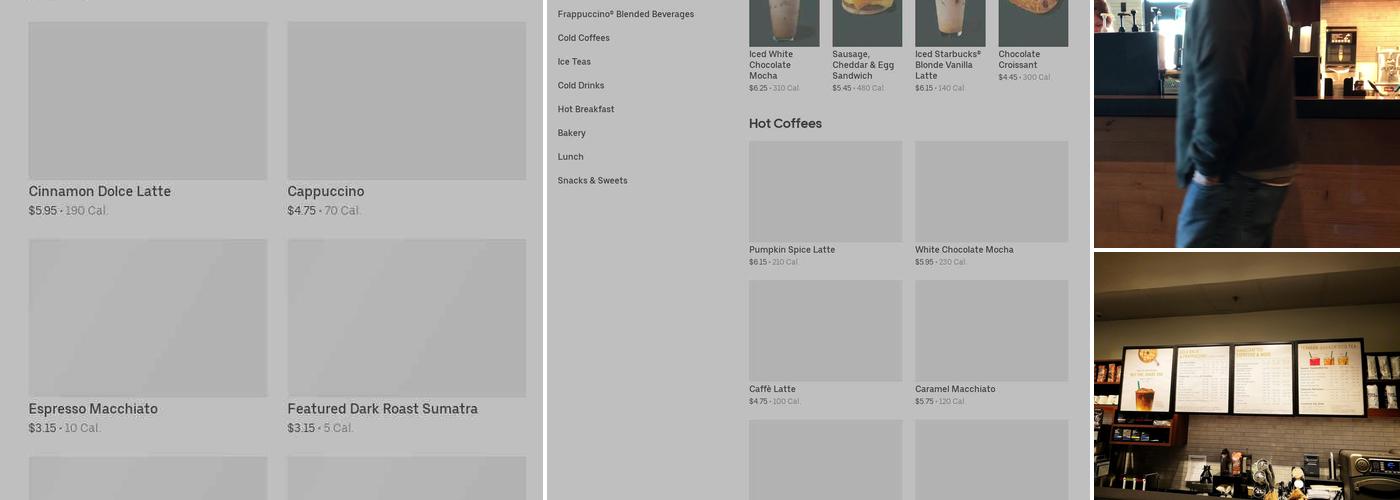 Starbucks Menu