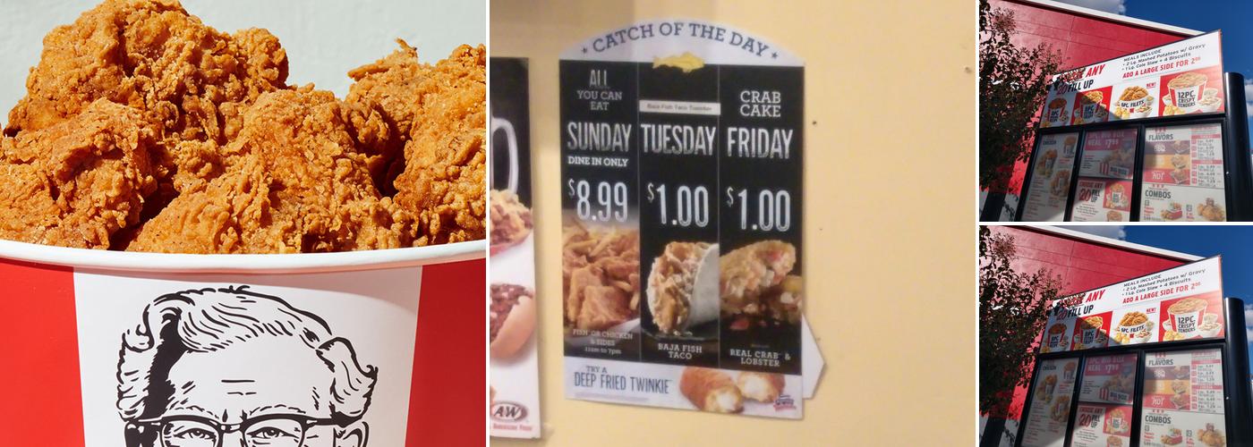 KFC Menu