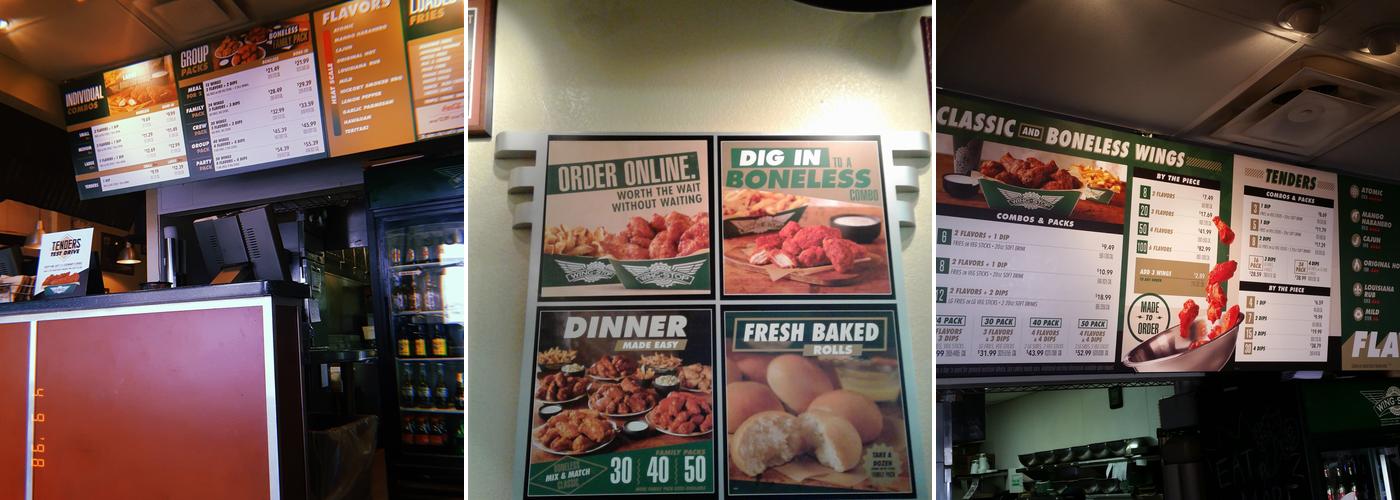 Wingstop Menu