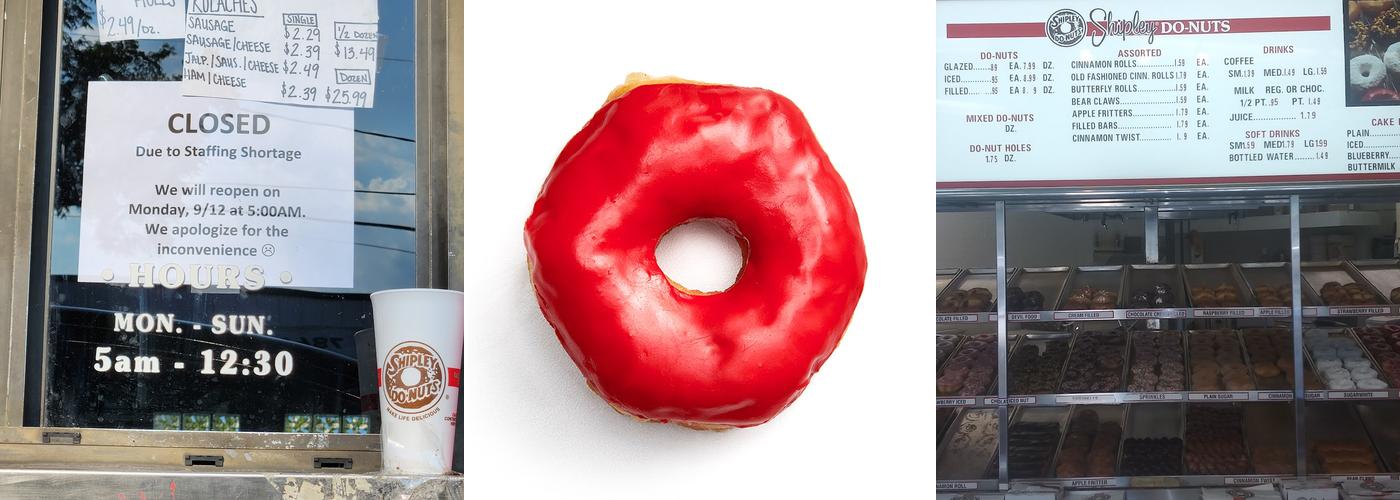 Shipley Do-Nuts Menu