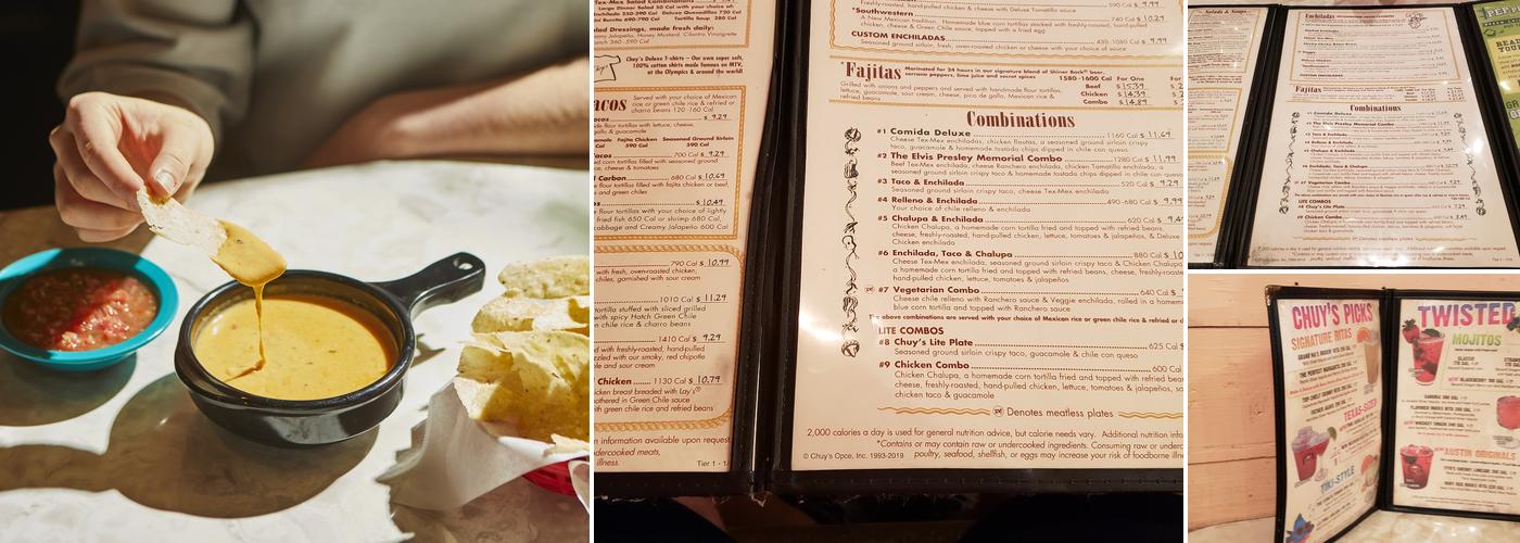 Chuy's Menu
