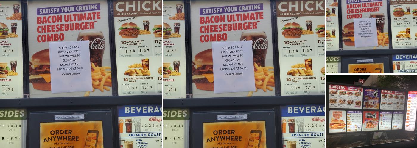 Jack In The Box Menu