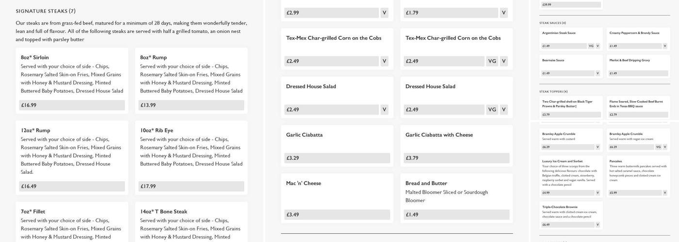 Churchill - Pub & Grill Menu