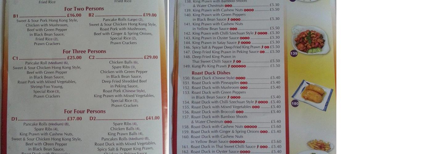 Good Food 4 U Menu