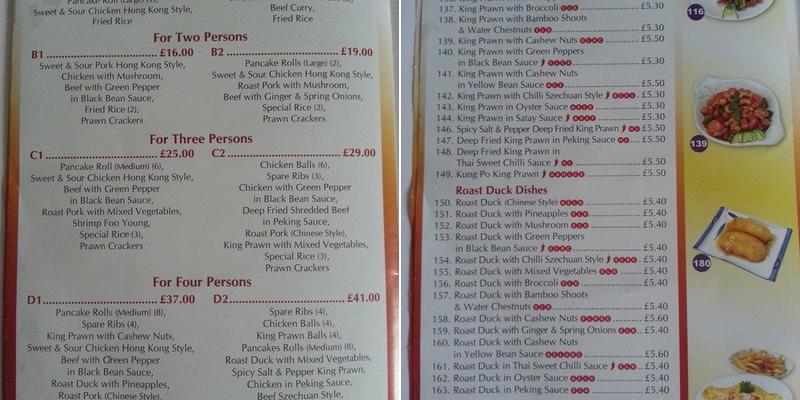 Good Food 4 U Menu