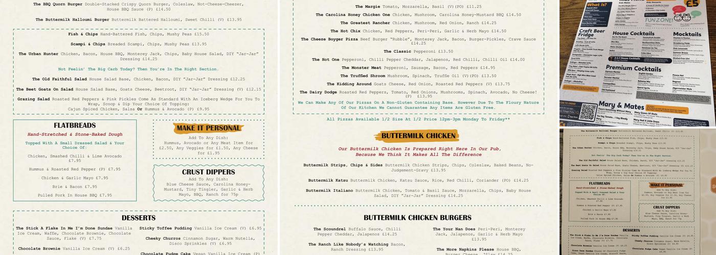 The Watling St. Village Menu