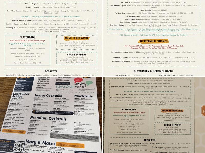 The Watling St. Village Menu