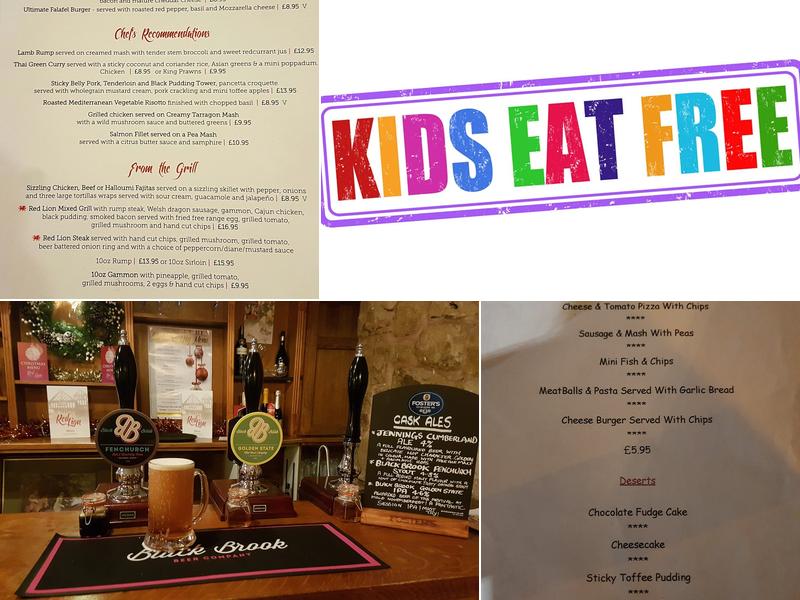 The Red Lion at Northop Menu