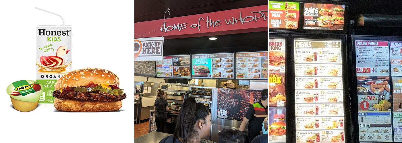 Burger King Menu