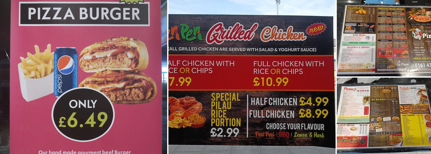 Palatable Pizza (HALAL) Menu