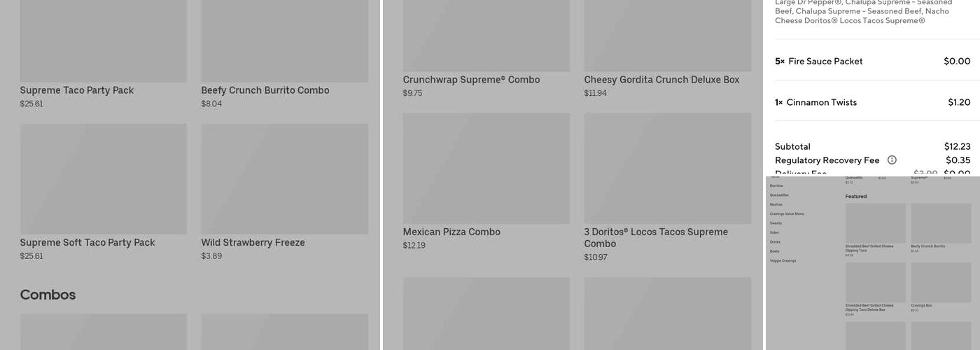 Taco Bell Menu