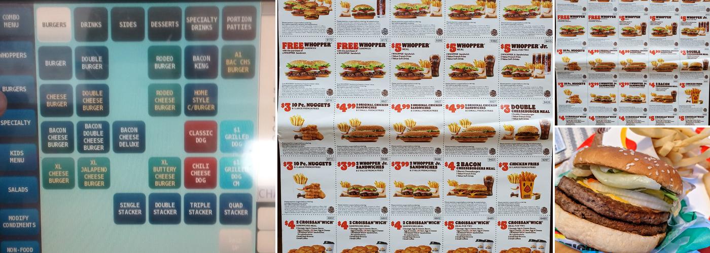 Burger King Menu
