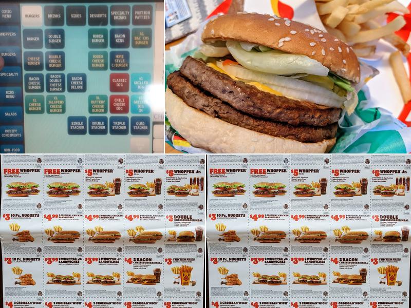 Burger King Menu